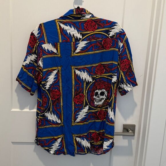 Chinatown Market Grateful Dead Short Sleeve Button Down Shirt, Size Large. - Picture 2 of 7